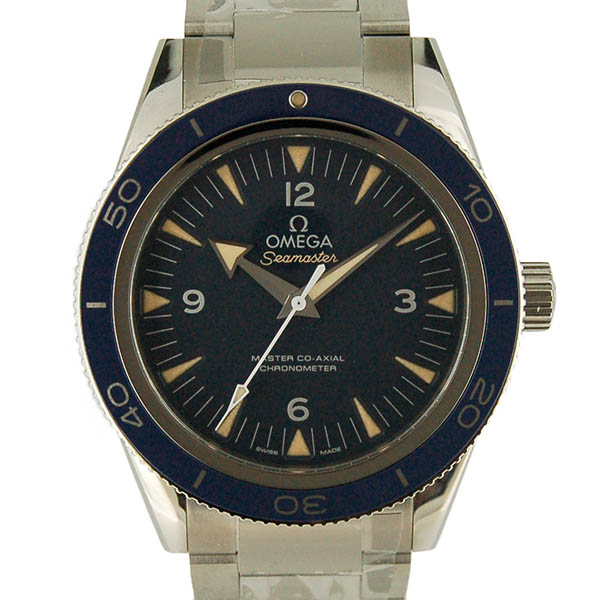 オメガ　OMEGA　シーマスター300　マスターコーアクシャル　233.90.41.21.03.001　チタン　ブルー　41mm　未使用品