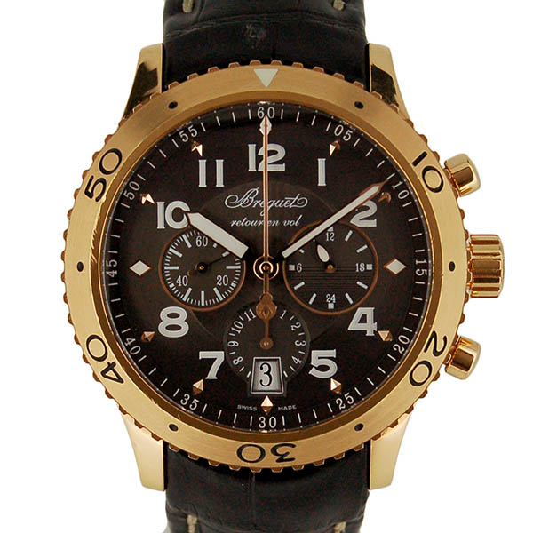 ブレゲ　BREGUET　トランスアトランティック　タイプ21　3810BR/92/9ZU　ブラウン　18Kピンクゴールド　USED　中古