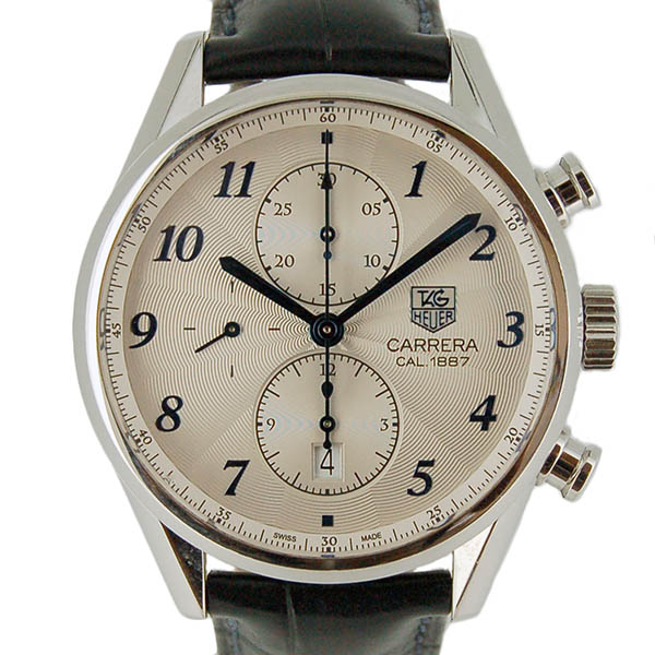 タグホイヤー　TAG HEUER　カレラ　ヘリテージ　キャリバー1887　CAR2114.FC6292　SS　革ベルト　USED　中古