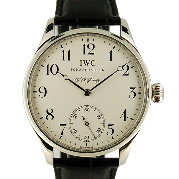 IWC　ポルトギーゼ　F・A・ジョーンズ　IW544202　ホワイト　プラチナ　手巻き　世界500本限定　USED　中古