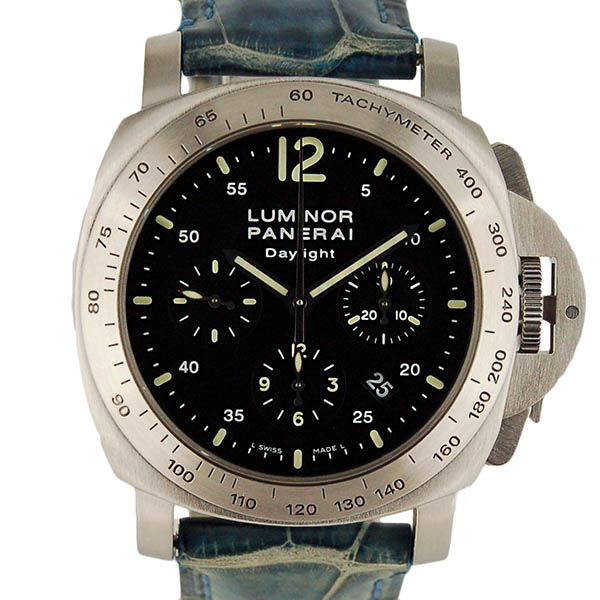 パネライ　PANERAI　ルミノールクロノグラフ　デイライト　44mm　PAM00250　革ベルト　USED　中古