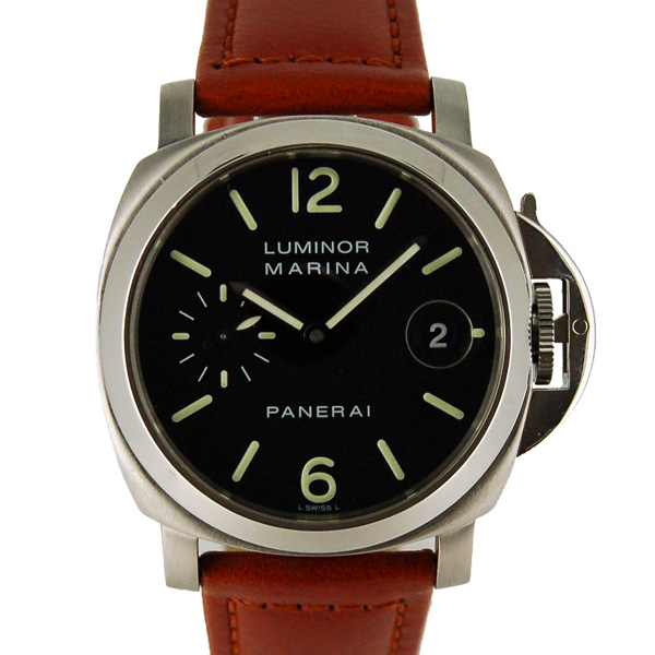 パネライ　PANERAI　ルミノールマリーナ　PAM00048　40mm　ブラック　USED　中古