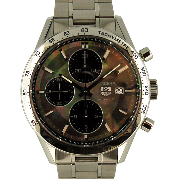 タグホイヤー　TAG HEUER　カレラタキメータークロノグラフ　CV201P.BA0794　世界3000本限定　41mm　ブラックシェル　USED　中古