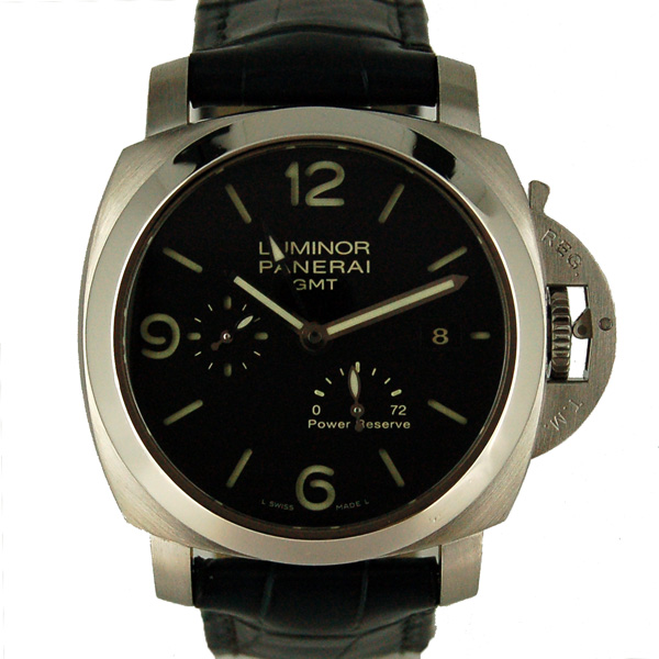 パネライ　PANERAI　ルミノール1950　3Days　GMTパワーリザーブ　PAM00321　SS　44mm　自動巻　USED　中古