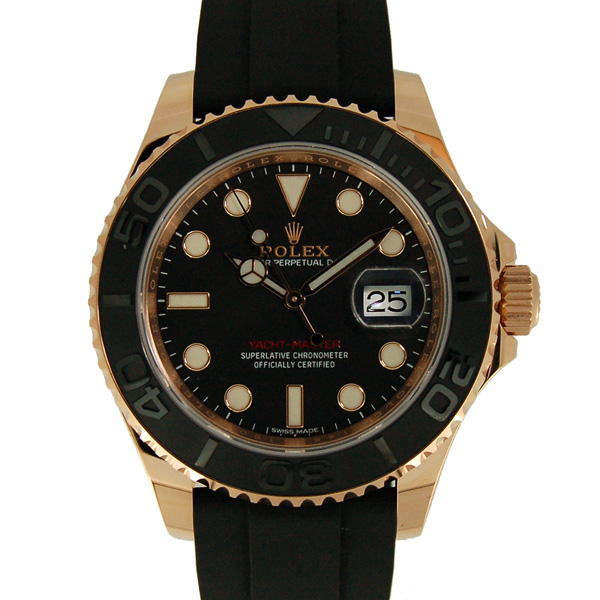 ロレックス　ROLEX　ヨットマスター40　Ref.116655　エバーローズゴールド　ブラック　ラバー　未使用品