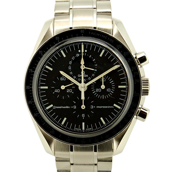 オメガ　OMEGA　スピードマスタープロフェッショナル　ムーンフェイズ　3576.50　手巻き　バックスケルトン　USED　中古