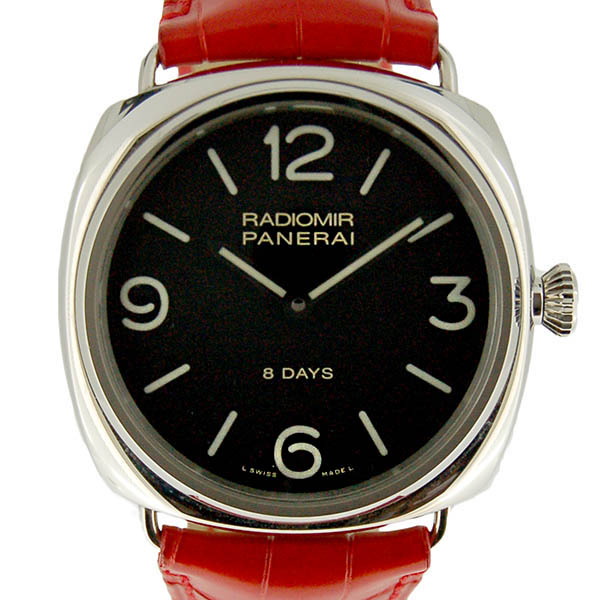 パネライ　PANERAI　ラジオミール　ベース　8デイズ　アッチャイオ　PAM00610　45mm　手巻き　ブラック　R番　USED　中古