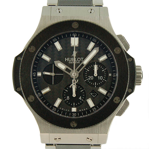 ウブロ　HUBLOT　ビッグバン　エボリューション　301.SM.1770.SM　44mm　黒セラミック　ブラックカーボン　USED　中古