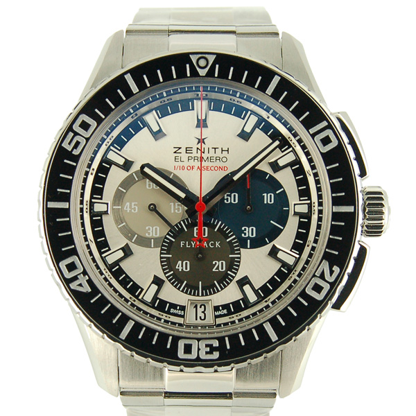 ゼニス　ZENITH　エルプリメロ　ストラトス　ストライキング　フライバック　1/10クロノグラフ　リミテッド　03.2060.4057/69.M2060　45,5mm　自動巻　世界1969本限定　USED　中古