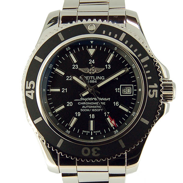 ブライトリング　BREITLING　スーパーオーシャン2　42　ジャパン スペシャル エディション　A182B71PSS　ブラック　SS　USED　中古