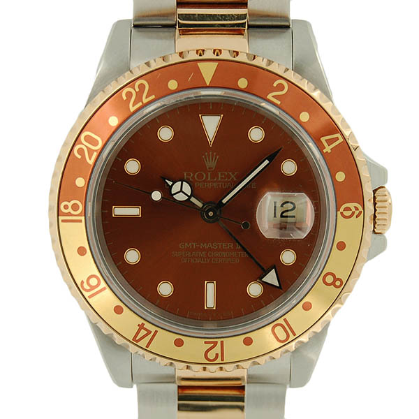 ロレックス　ROLEX　GMTマスター2　Ref.16713　ブラウン　SS×YG　E番　USED　中古
