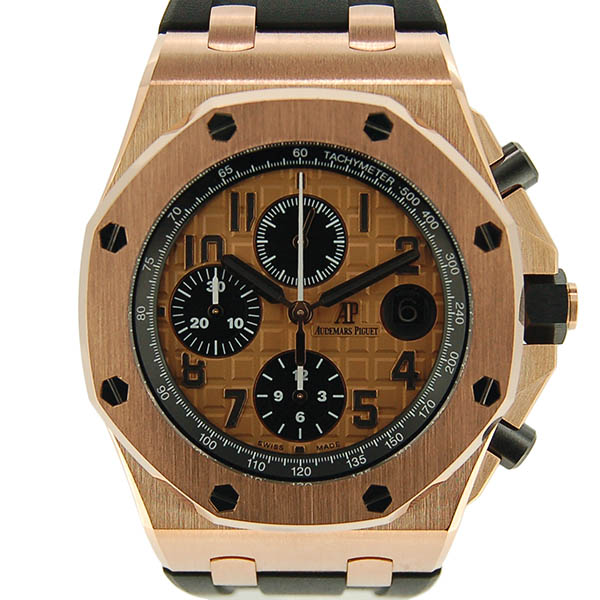 オーデマ・ピゲ　AUDEMARS PIGUET　ロイヤルオーク　オフショアクロノグラフ　26470OR.OO.A002CR.01　18KPG　革ベルト　USED　中古