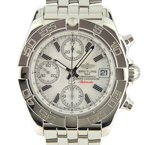 ブライトリング　BREITLING　クロノギャラクティック　A154A83PA　A13358　ホワイト　39mm　USED　中古