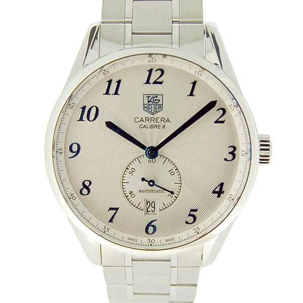 タグホイヤー　TAG HEUER　カレラ　ヘリテージ　キャリバー6　WAS2111.BA0732　SS　39mm　シルバー　自動巻　USED　中古
