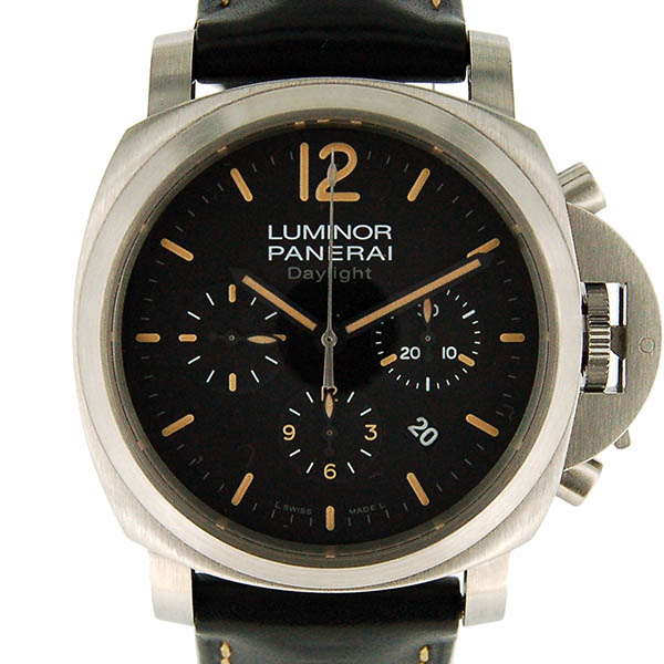 パネライ　PANERAI　ルミノールクロノ　デイライト　PAM00356　SS　44mm　革　自動巻　USED　中古