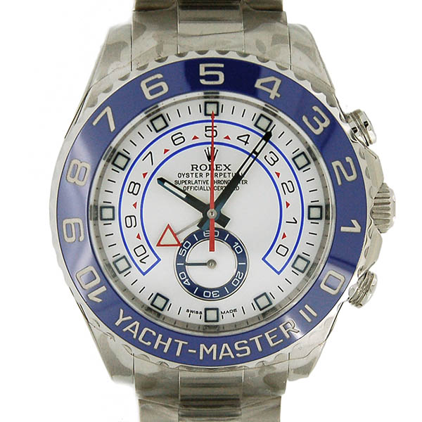 ロレックス　ROLEX　ヨットマスター2　116680　メンズ　SS　44mm　ホワイト　未使用品