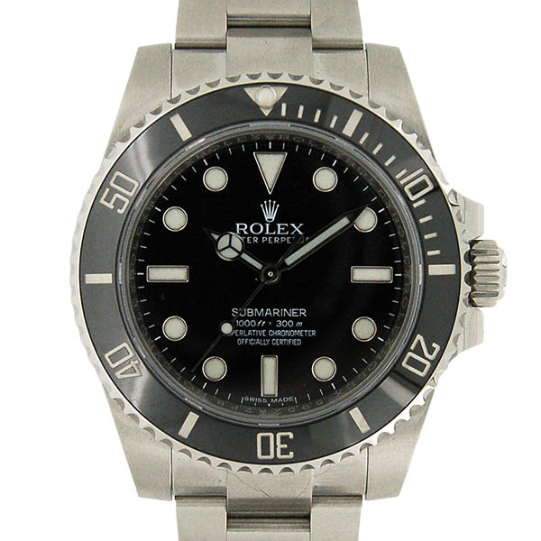 ロレックス　ROLEX　サブマリーナ　ノンデイト　114060　ブラック　ランダム番　USED　中古