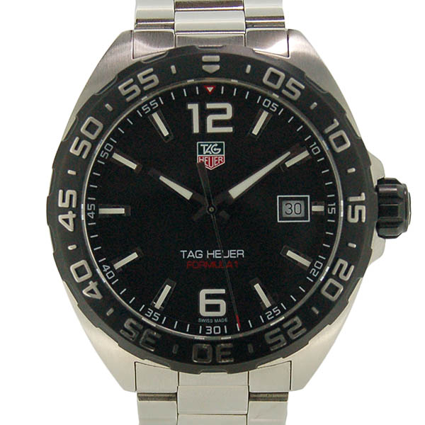 タグホイヤー　TAG HEUER　フォーミュラ1　WAZ1110.BA0875 　ブラック　クォーツ　SS　41mm　USED　中古