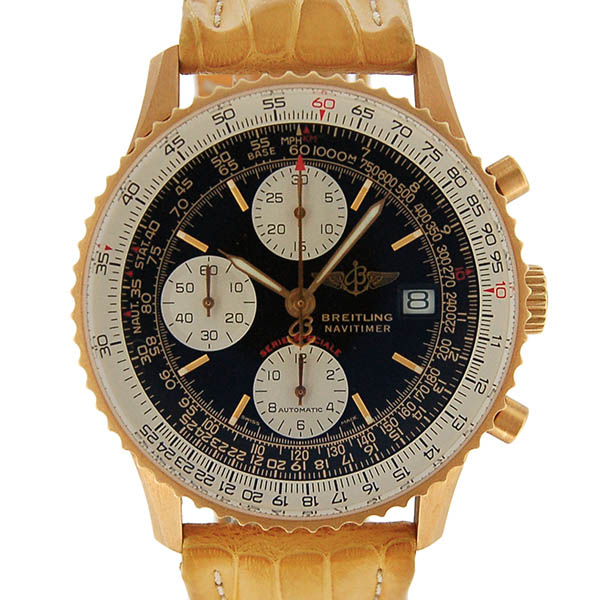 ブライトリング　BREITLING　ナビタイマー　ファイターズ　H13330　ピンクゴールド　USED　中古
