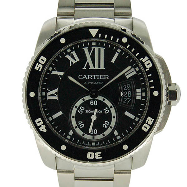 カルティエ　CARTIER　カリブル　ドゥ　カルティエ　ダイバー　W7100057　メンズ　USED　中古