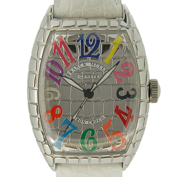 フランクミュラー　FRANCK MULLER　トノーカーベックス　アイアンクロコ　カラードリーム　8880SC IRON CRO COL DRM　中古