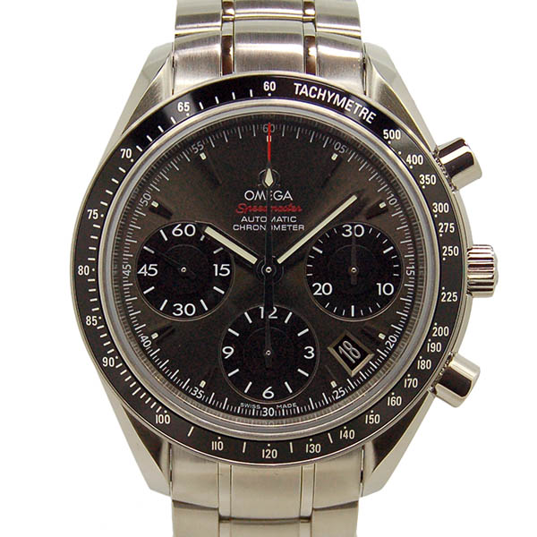 オメガ　OMEGA　スピードマスターオートマティックデイト　323.30.40.40.06.001　グレー/ブラック　未使用品