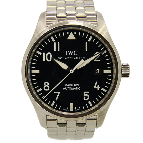 IWC　マーク16　IW325504　SS　ブラック　自動巻　USED　中古