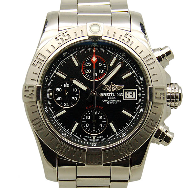 ブライトリング　BREITLING　アベンジャー2　A339B32PSS　43mm　ブラック　自動巻　クロノグラフ　USED　中古