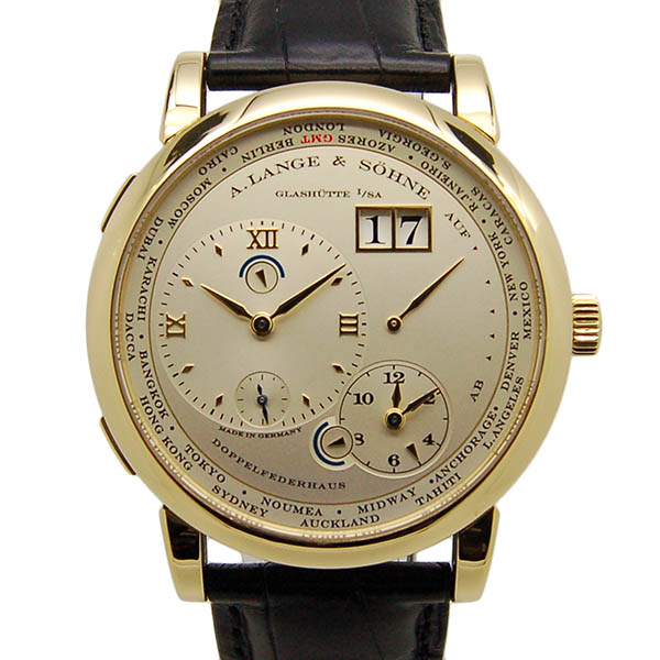 ランゲ＆ゾーネ　A.LANGE&SOHNE　ランゲ1　タイムゾーン　116.021　18KYG　USED　中古