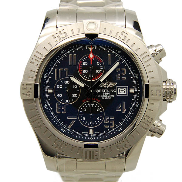 ブライトリング　BREITLING　スーパーアベンジャー2　A331B28PSS　48mm　ブラックアラビア　自動巻　クロノグラフ　未使用品