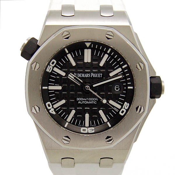 オーデマ・ピゲ　AUDEMARS PIGUET　ロイヤルオーク　オフショアダイバー　15703ST.OO.A002CA.01　ブラック　SS　42mm　USED　中古