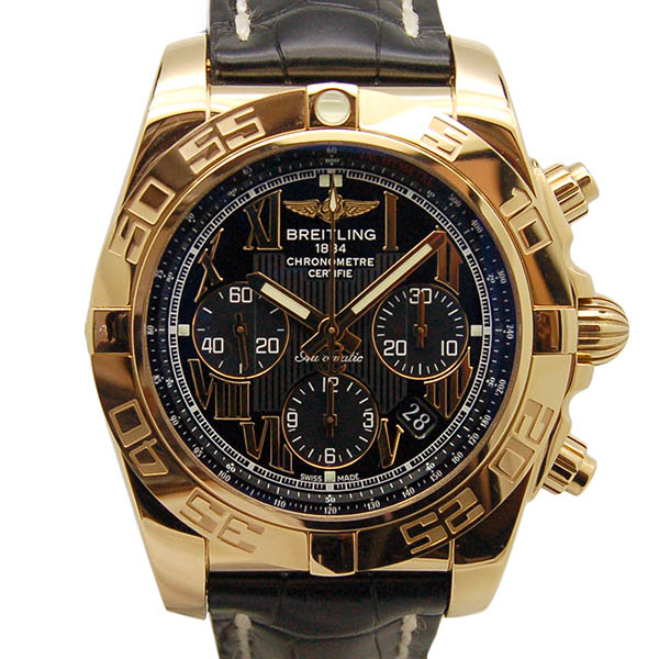 ブライトリング　BREITLING　クロノマット44　H011B57WBA　ブラックローマ　K18RG　44mm　自動巻　革　未使用品