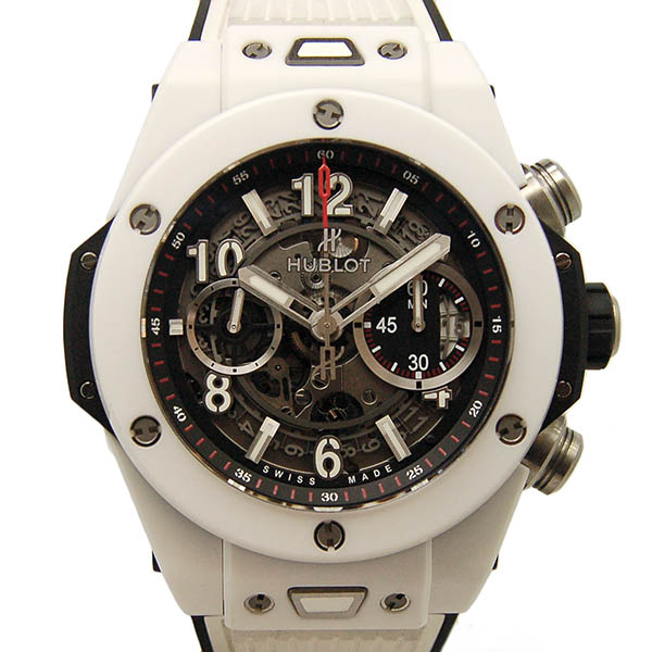 ウブロ　HUBLOT　ビッグバン　ウニコ　411.HX.1170.RX　ホワイト　USED　中古