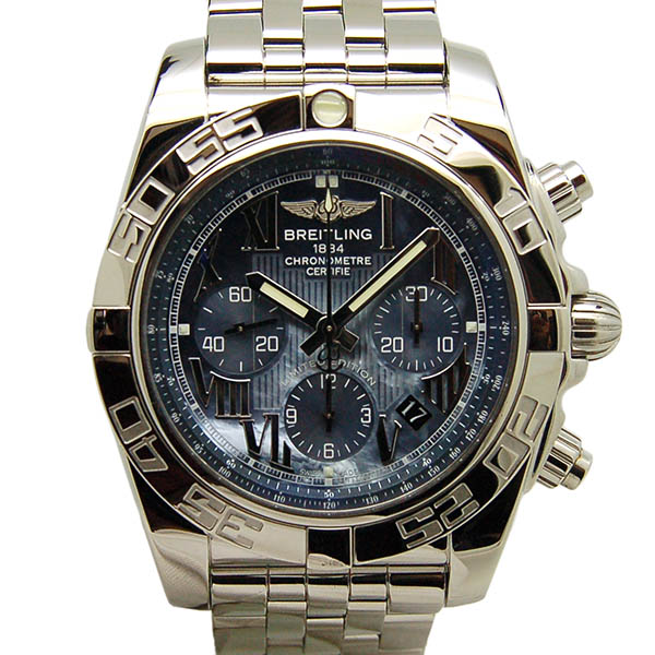 ブライトリング　BREITLING　クロノマット44　ジャパンリミテッド　A011BMPPA　ブルーシェル　USED　中古