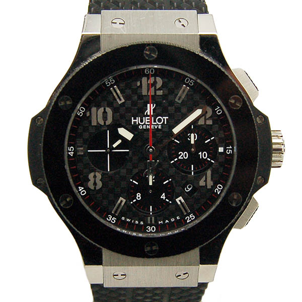 ウブロ　HUBLOT　ビッグバン　301.SB.131.RX　44mm　ブラック　セラミックベゼル　自動巻　USED　中古
