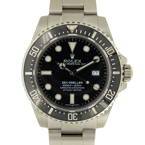 ロレックス　ROLEX　シードゥエラー4000　116600　SS　ブラック　生産終了　鏡面バックル　USED　中古