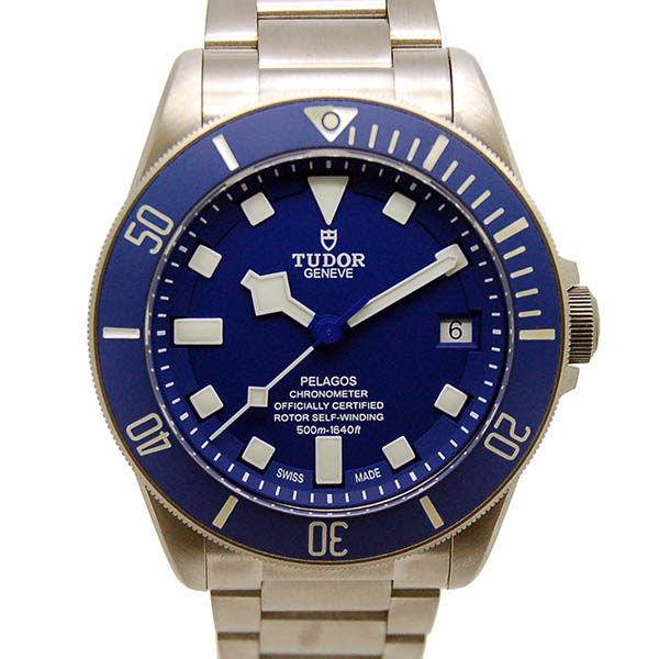 チューダー(チュードル)　TUDOR　ペラゴス　25600TB　チタン　42mm　ブルー　500m防水　USED　中古