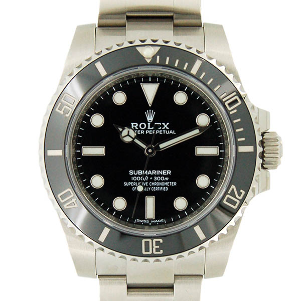 ロレックス　ROLEX　サブマリーナ　ノンデイト　114060　ブラック　ランダム番　USED　中古