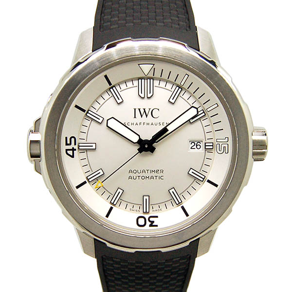 IWC　アクアタイマー　オートマチック　IW329003　SS　42mm　シルバー　ラバー　USED　中古
