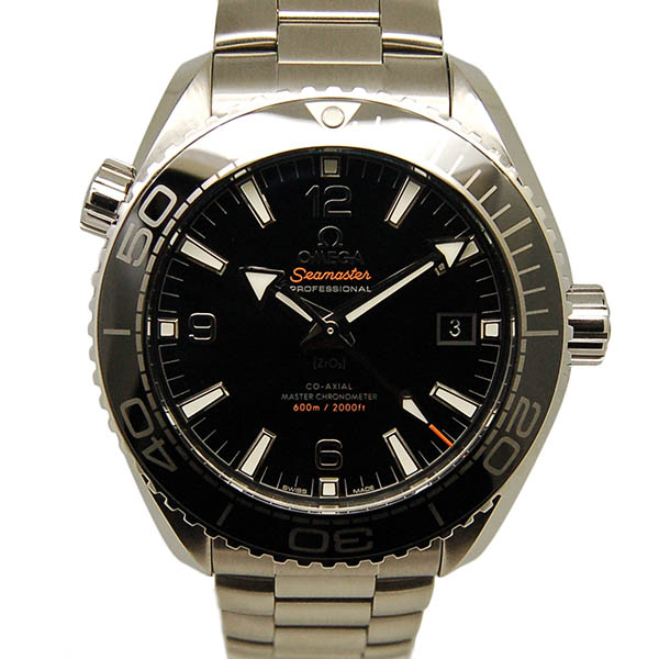オメガ　OMEGA　シーマスター　プラネットオーシャン　マスタークロノメーター　215.30.44.21.01.001　ブラック　USED　中古