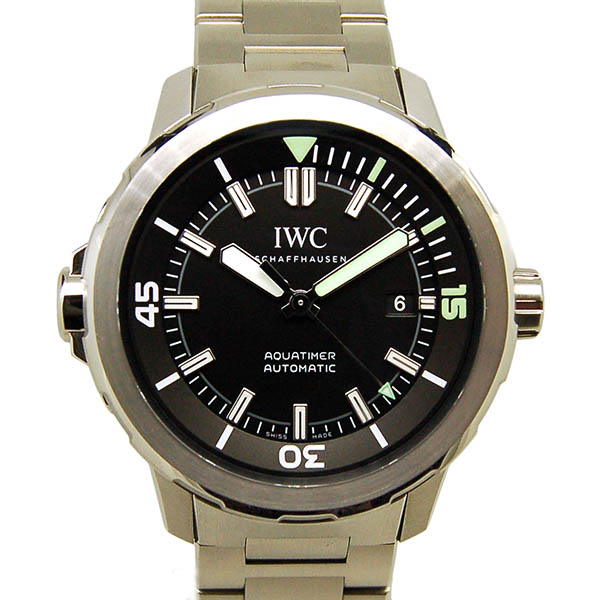 IWC　アクアタイマー　オートマチック　IW329002　SS　42mm　ブラック　USED　中古