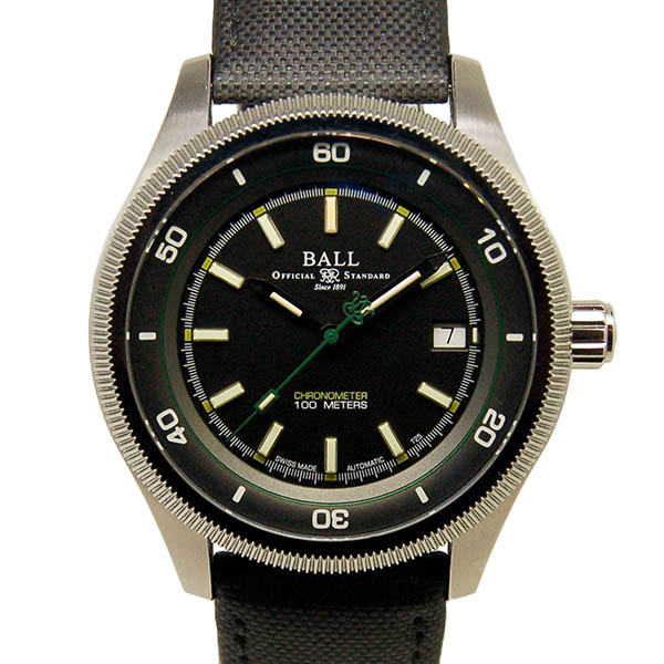ボールウォッチ　BALL　エンジニアII  マグニートーS　NM3022C-N1CJ-BK　 ブラック　SS　42mm　USED　中古
