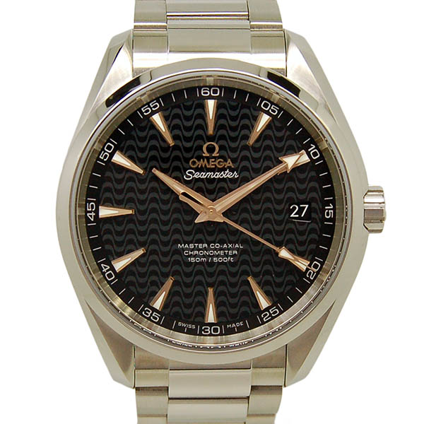 オメガ　OMEGA　シーマスター　アクアテラ　150M　マスターコーアクシャル　231.10.42.21.01.006　ブラック　USED　中古
