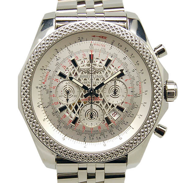 ブライトリング　BREITLING　ベントレーB06　クロノグラフ　A061G68SP　シルバー　USED　中古
