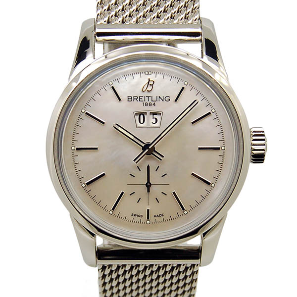 ブライトリング　BREITLING　トランスオーシャン38　A16310　ホワイトシェル　SS　38mm　自動巻　未使用品