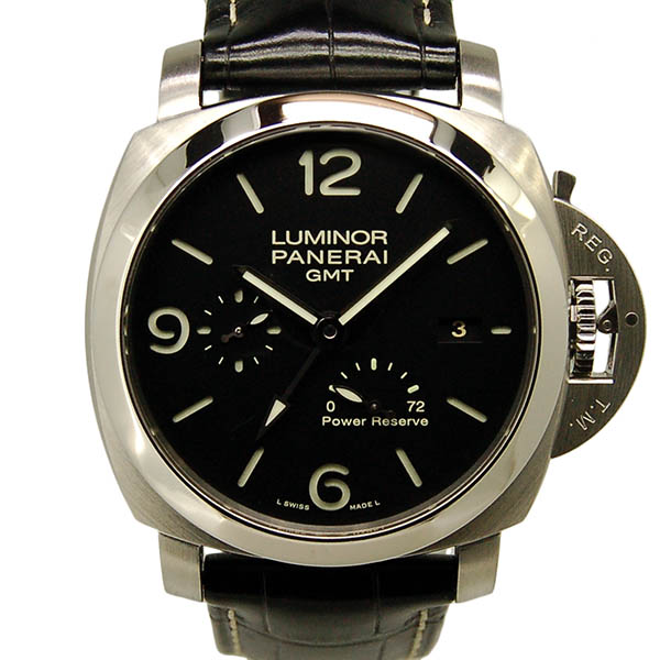 パネライ　PANERAI　ルミノール1950　3デイズ　GMTパワーリザーブ　PAM00321　USED　中古