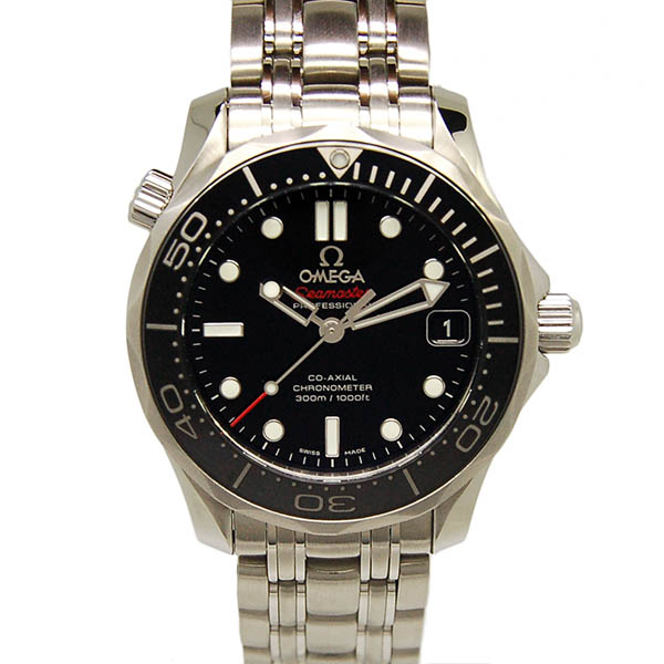 オメガ　OMEGA　シーマスター300　コーアクシャル　212.30.36.20.01.002　ブラック　SS　36mm　自動巻　未使用品
