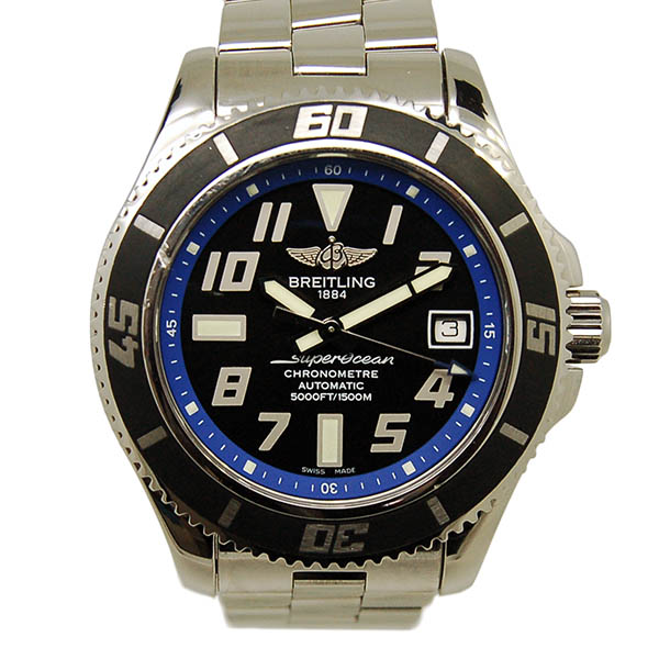 ブライトリング　BREITLING　スーパーオーシャン42　A187B30PRS　アビスブルー　USED　中古