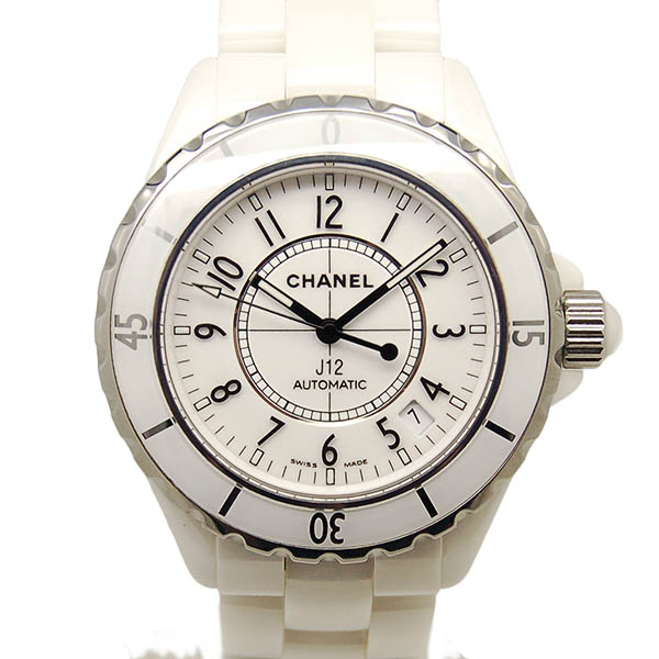 シャネル　CHANEL　J12　ホワイトセラミック　H0970　メンズ　自動巻　38mm　USED　中古