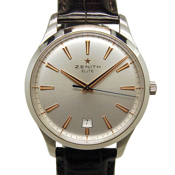 ゼニス　ZENITH　キャプテンエリート 03.2020.670/01.C498　SS　40mm　シルバー　USED　中古